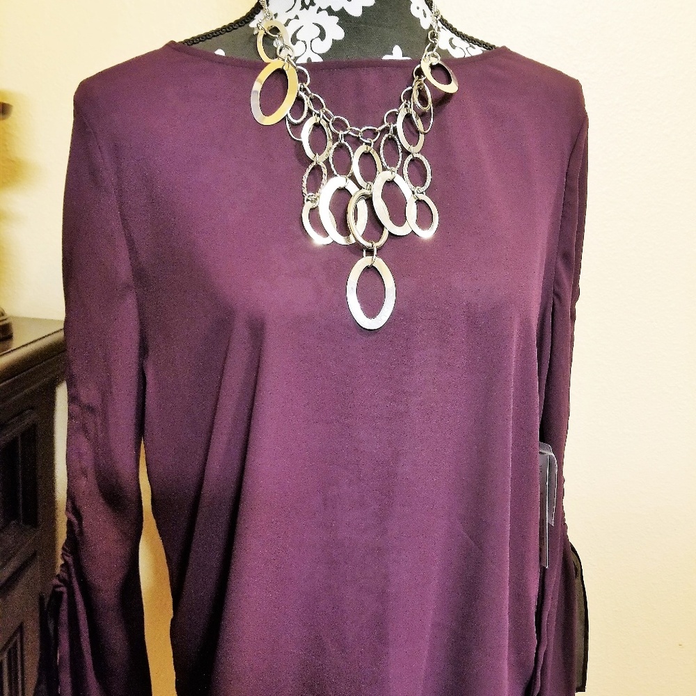 a.n.a long sleeve blouse